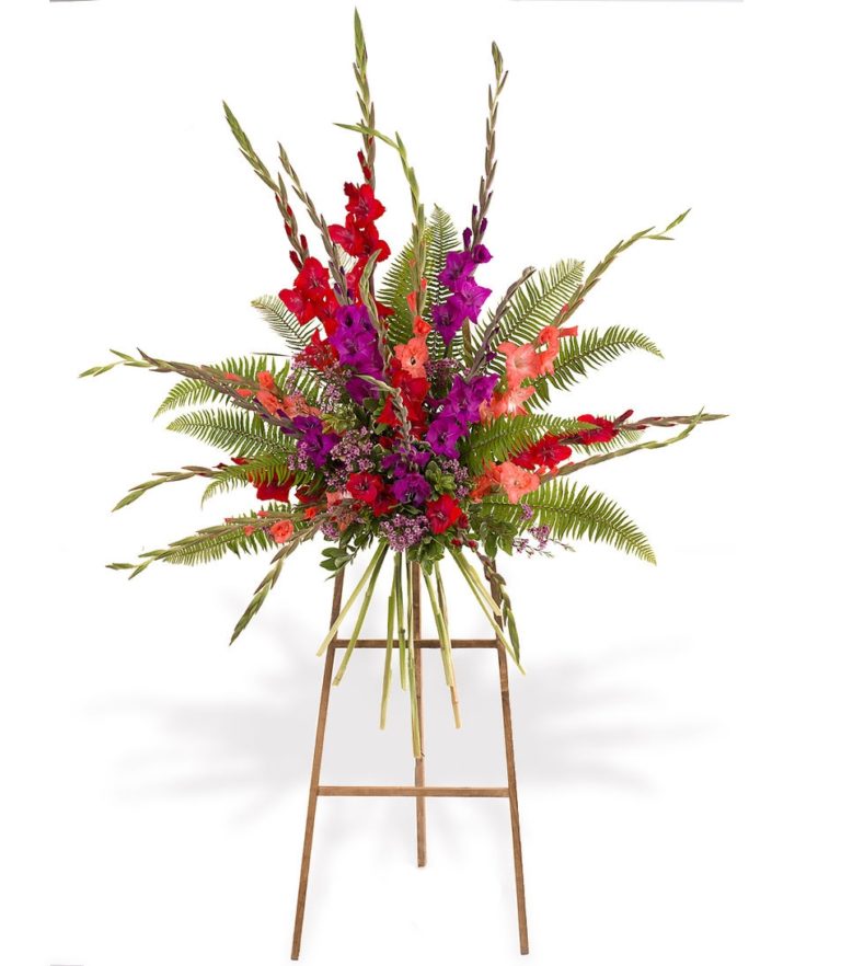 Designing Gladioli Arrangements for Funerals Walter Knoll Florist