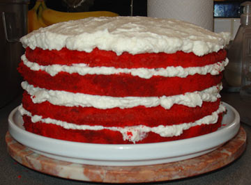 Waldorf Red Cake