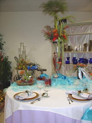 Under the Sea tablesetting